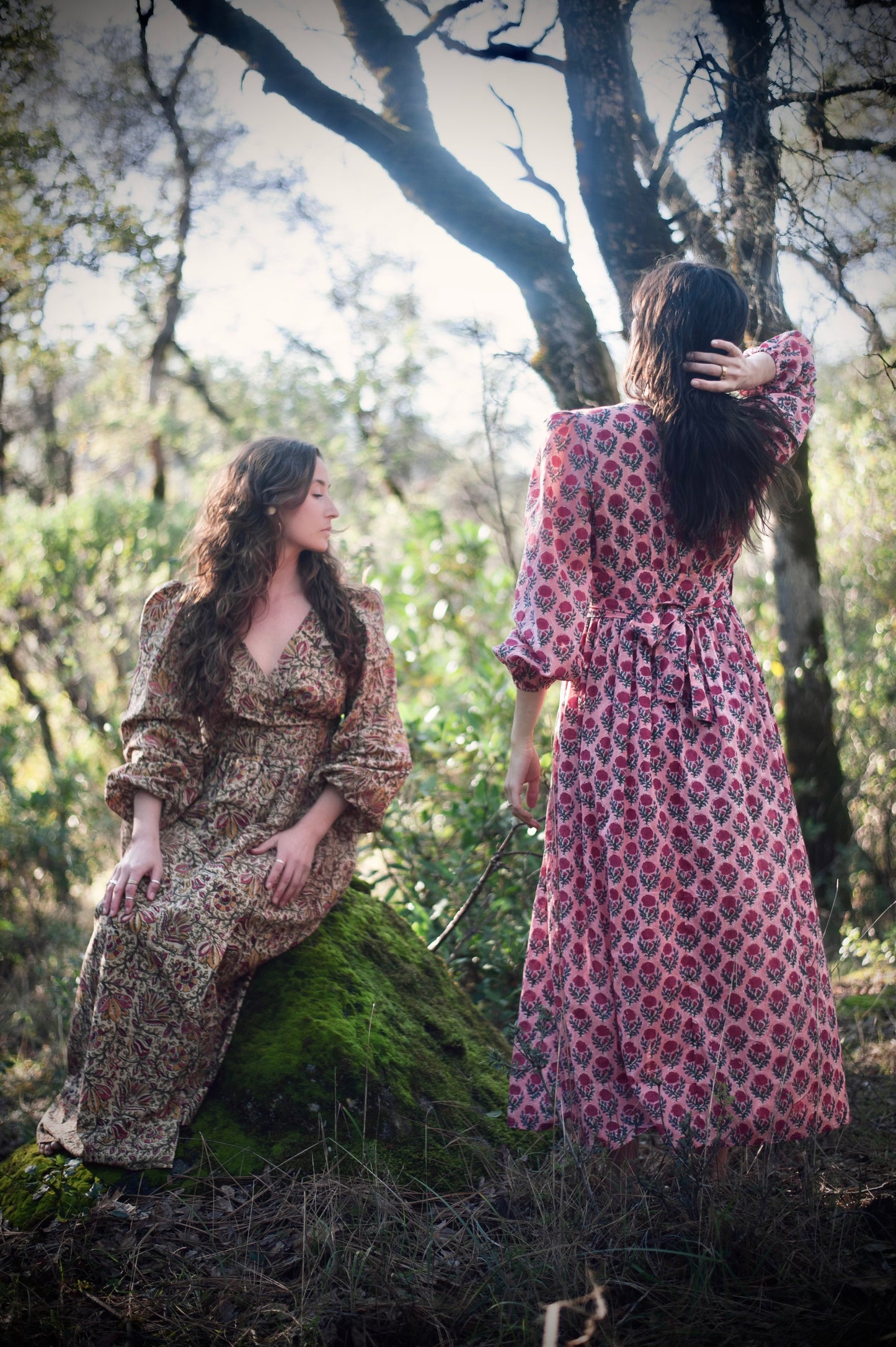 Udyana Wrap Dress ~ Sweet Rose