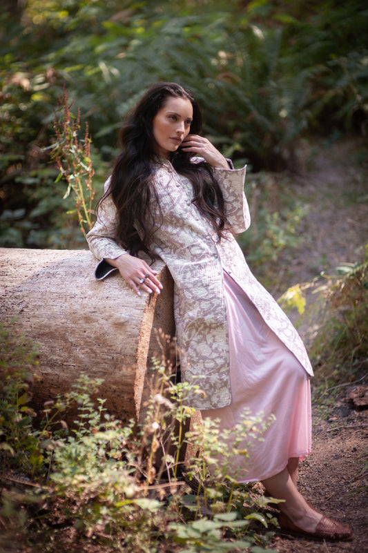 Quilted Fae Coat ~ Earth