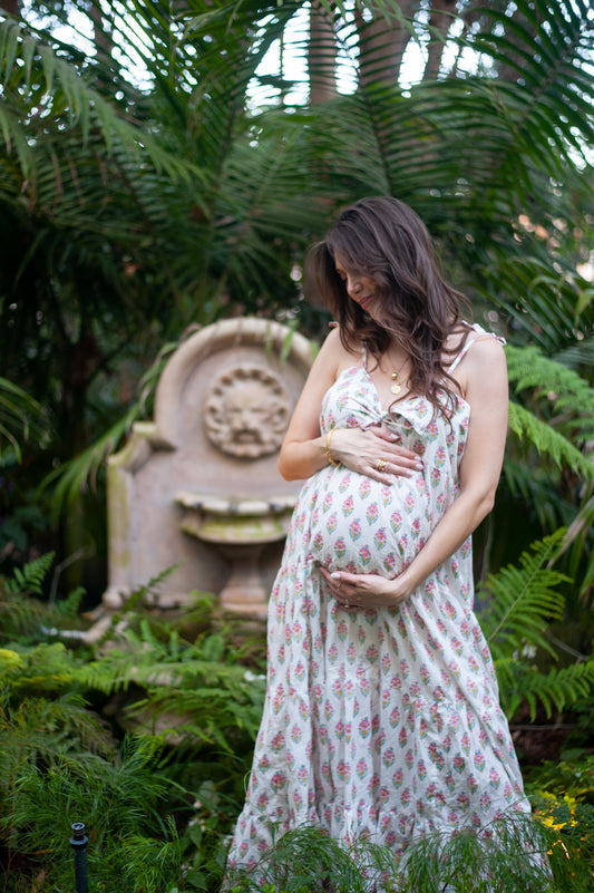 Late Summer Gown ~ Garden Floral